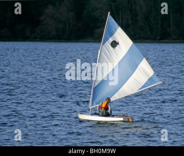 " Il lago di windsurf' Foto Stock