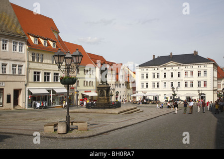 Eisleben Lutherstadt Marktplatz Market Place Foto Stock