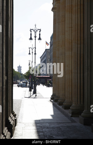 Berlin Brandenburger Tor Gate Foto Stock