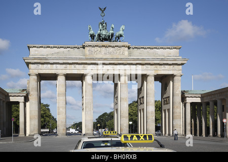 Berlin Brandenburger Tor Gate Foto Stock