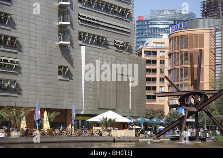 Berlin Potsdamer Platz posto Foto Stock