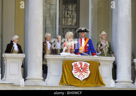 Rokoko Festival, Ansbach, Media Franconia, Baviera, Germania Foto Stock