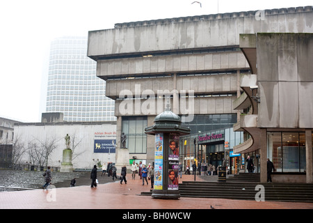 Biblioteca centrale di Birmingham in Birmingham, UK disegnato da John Madin Foto Stock