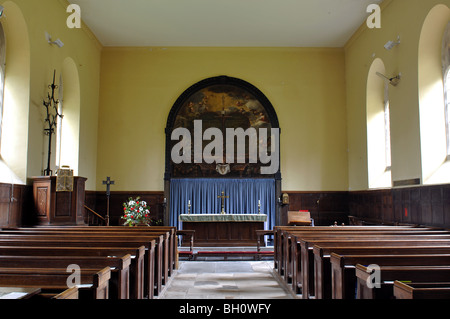 Santa Maria la Vergine Chiesa, Weston-su-il-verde, Oxfordshire, England, Regno Unito Foto Stock