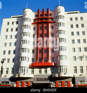 Vista esterna dell'Art Deco Beresford Edificio 460 Sauchiehall Street in Glasgow Scotland Regno Unito KATHY DEWITT Foto Stock