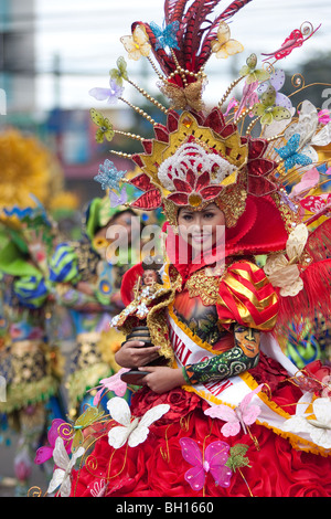 Regina del Festival, Sinulog,Cebu City, Filippine, Foto Stock