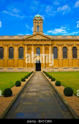 Queens college courtyard Oxford Inghilterra Regno Unito Europa Foto Stock