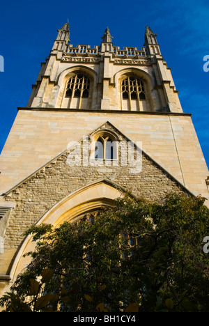 Merton College Chapel torre Oxford Inghilterra Regno Unito Europa Foto Stock