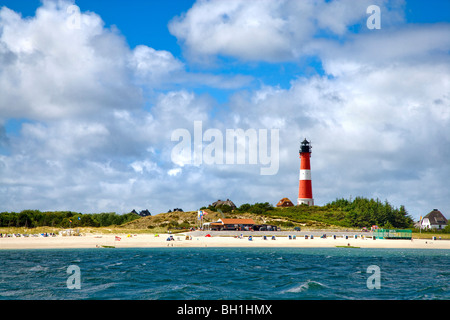 Faro, Hoernum, isola di Sylt, Schleswig-Holstein, Germania Foto Stock