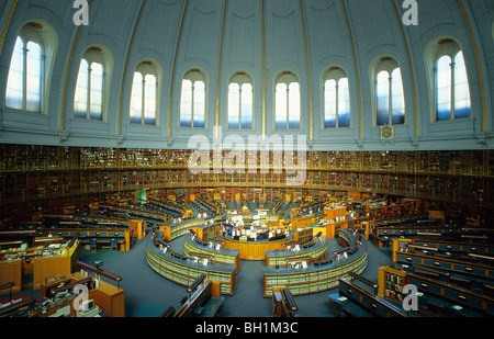 Europa, Gran Bretagna, Inghilterra, di Londra, il British Museum, la sala di lettura al British Museum Library Foto Stock