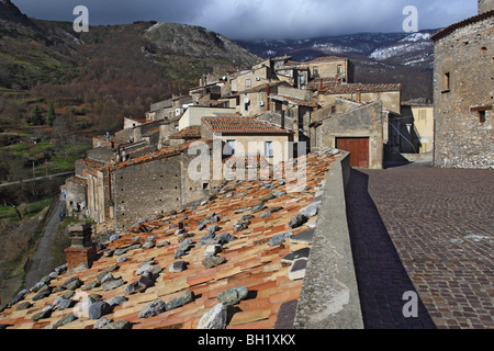 San Donato di Ninea, Italia, città tradizionale Foto Stock