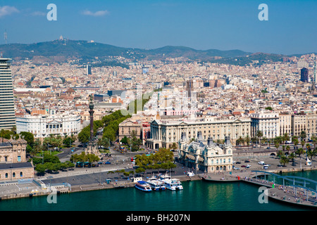 Barcellona - Port Vell - lungomare Foto Stock