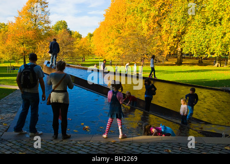 Memorial per saldature canadese Green Park Central Londra Inghilterra REGNO UNITO Foto Stock