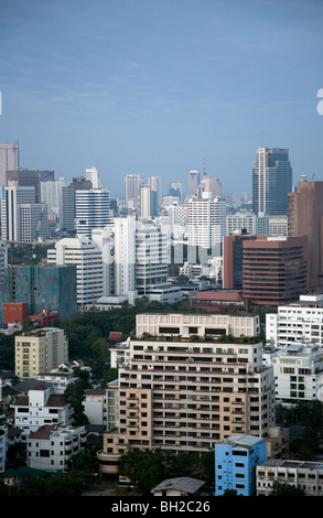 Bangkok City al tramonto Foto Stock