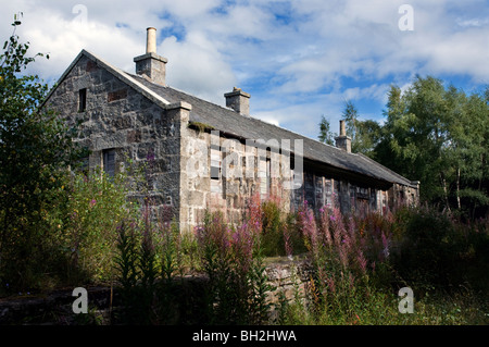 Grantown alla stazione ferroviaria est,grande nord della Scozia ferrovie, Grantown on Spey, Highlands scozzesi Foto Stock