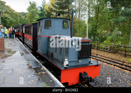 Hunslet motore diesel, south tynedale railway, alston station, cumbria Foto Stock