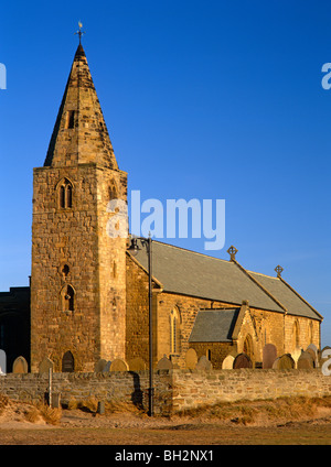 San Bartolomeo è la Chiesa, Newbiggin dal mare, Northumberland Foto Stock