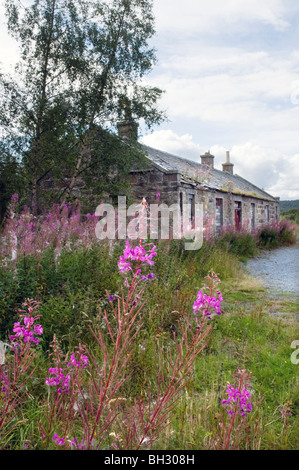 Vecchio Grantown on Spey stazione est,grande nord della Scozia railway Foto Stock