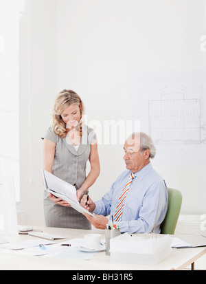 Il Boss documento segni Foto Stock