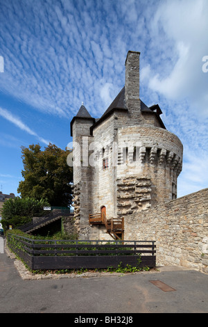 Torre Connetable, bastioni di Vannes, Bretagna Francia Foto Stock