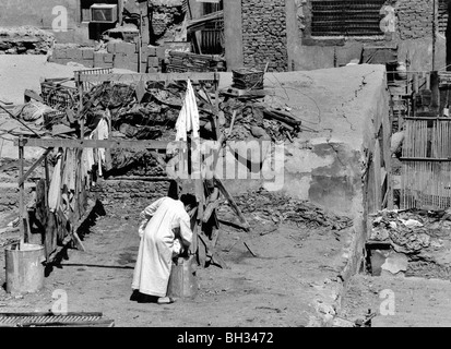 Casa nel cuore del quartiere MAKATTAM DENOMINATA "RAGMEN TRIMESTRE DELL', IL CAIRO, Egitto Foto Stock