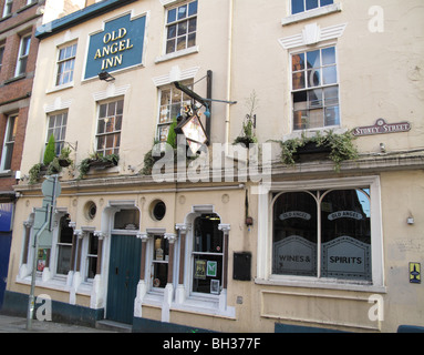 Il vecchio Angel Inn, Stoney Street, Nottingham, Inghilterra, Regno Unito Foto Stock