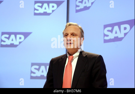 Werner Brandt, CFO di SAP, Francoforte, Germania. Foto Stock