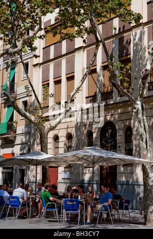 Barcellona - Rambla de Poblenou, quartiere Poblenou Foto Stock