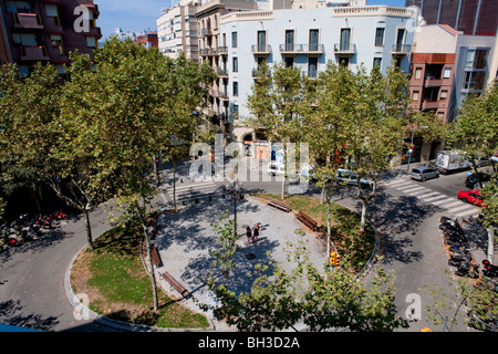 Barcellona - Rambla de Poblenou, quartiere Poblenou Foto Stock