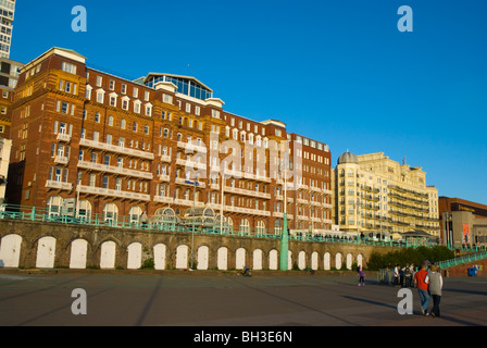 King's Road archi sulla spianata sulla spiaggia di Brighton Inghilterra UK Europa Foto Stock