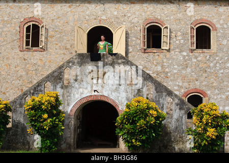 Architettura Africa forti Ghana Princess Town Foto Stock