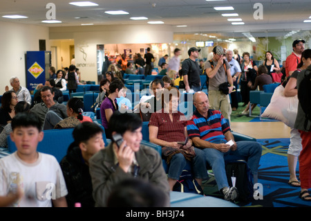 Darwin international airport lounge di partenza australia Foto Stock