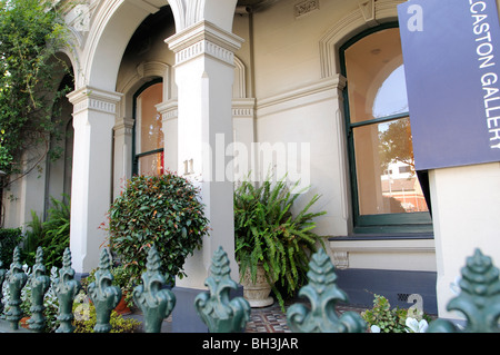 Casa a schiera galleria d'arte brunswick street fitzroy Melbourne Victoria Australia Foto Stock