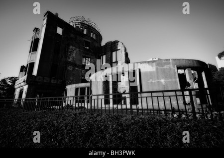 Genbaku Domu (Hiroshima Peace Memorial, aka la Cupola della Bomba Atomica o bomba a cupola). Hiroshima. Giappone Foto Stock