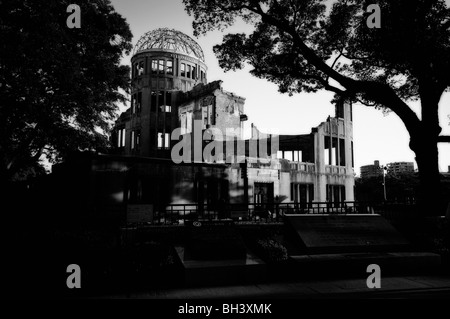 Genbaku Domu (Hiroshima Peace Memorial, aka la Cupola della Bomba Atomica o bomba a cupola). Hiroshima. Giappone Foto Stock