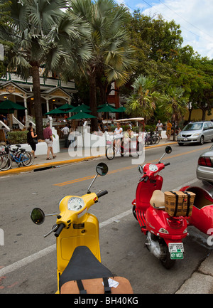 Duval Street, Key West, Florida Foto Stock