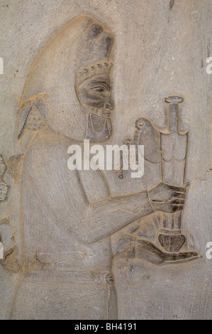 IRAN, Persepolis , Takht-e Jamshid ,il cerimoniale di capitale dell'Impero Achemenide (ca. 550-330 BCE), Foto Stock