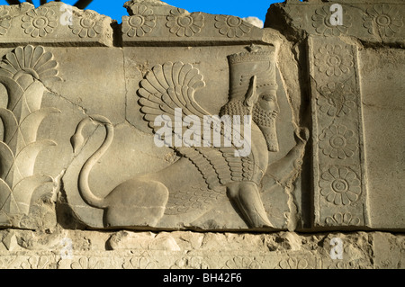 IRAN, Persepolis , Takht-e Jamshid ,il cerimoniale di capitale dell'Impero Achemenide (ca. 550-330 BCE), Foto Stock