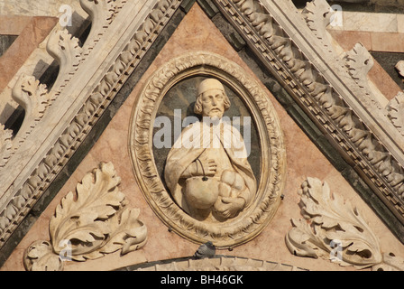 Il Duomo di Siena, S. Giovanni, Toscana, Italia Foto Stock