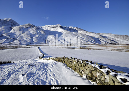 Nant Ffrancon valley Carneddau Galles del Nord Foto Stock