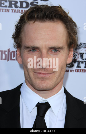 MICHAEL FASSBENDER INGLOURIOUS BASTERDS LOS ANGELES PREMIERE HOLLYWOOD Los Angeles CA USA 10 Agosto 2009 Foto Stock