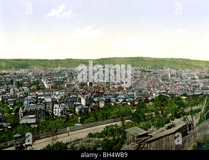 Gesamtansicht Stuttgart Foto Stock