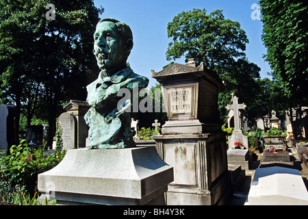 PERE LACHAISE cimitero, PARIS (75), Francia Foto Stock