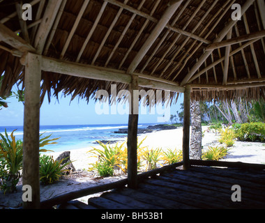 "Ritorno al Paradiso" Lefaga Beach, Isola Upolu, Samoa Foto Stock