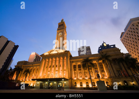 Il museo di Brisbane nel municipio edificio in King George Square Brisbane, Queensland, Australia. Foto Stock