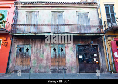 Conservazione Hall Jazz Club nel Quartiere Francese di New Orleans, LA Foto Stock