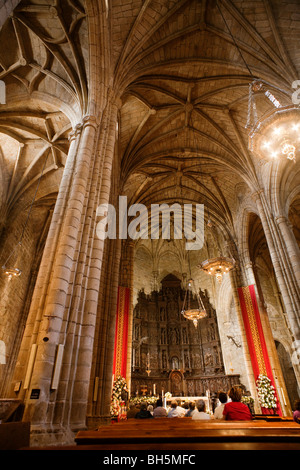 La Iglesia Concattedrale di Santa María centro histórico monumental de Cáceres Extremadura España Concattedrale Chiesa monumento spagna Foto Stock