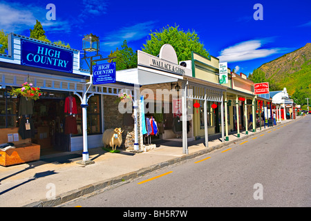 Storico Arrowtown di Central Otago, South Island, in Nuova Zelanda. Foto Stock