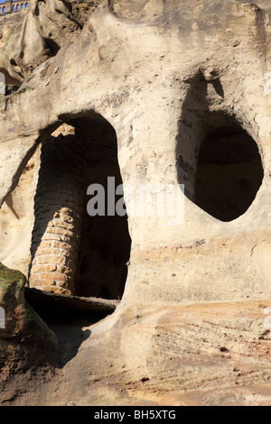 Le grotte di Nottingham nel cantiere di tini di filtrazione Nottingham Regno Unito Foto Stock