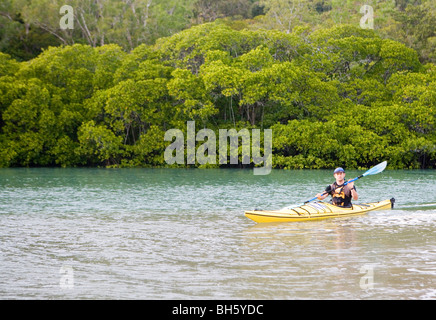 Sguazzare in Zoe Bay Foto Stock